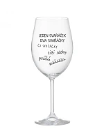 SVAŘÁČEK - číry pohár na víno 350 ml