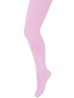 Vonkajšie froté pančuchy 2-6 rokov dievčatá PEARL PINK 104-110