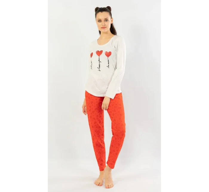 Dámske pyžamo dlhé I love you
