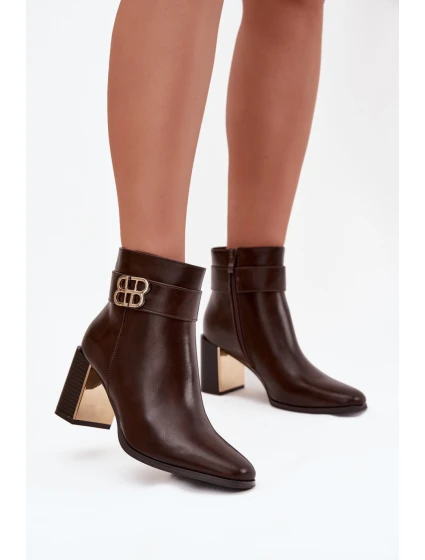 Topánky na podpätku model 220693 Step in style