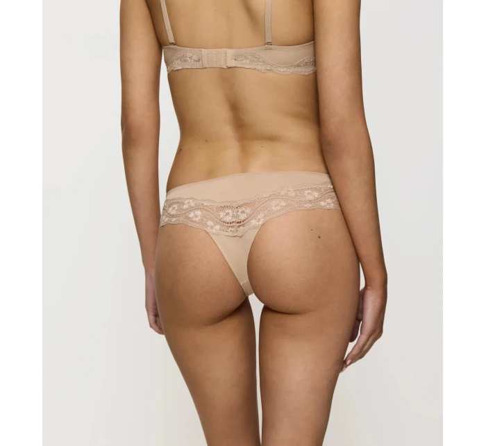 Dámske nohavičky Lovely Micro Brazilian String 2P - YELLOW - svetlo béžová 6106 - TRIUMPH