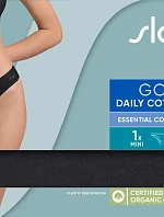 sloggi GO Daily Cotton Mini – čierna – SLOGGI čierna – SLOGGI