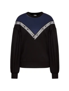 KARL LAGERFELD DÁMSKA DVOJFAREBNÁ MIKINA S LOGOM