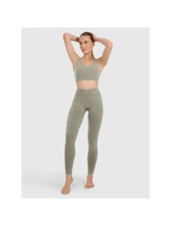 Dámske bezšvové legíny na jogu a pilates 4F 4FWAW25TFTIF407-41A