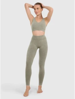 Dámske bezšvové legíny na jogu a pilates 4F 4FWAW25TFTIF407-41A