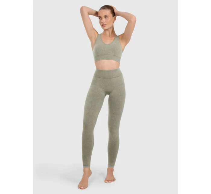 Dámske bezšvové legíny na jogu a pilates 4F 4FWAW25TFTIF407-41A Dámske bezšvové legíny na jogu a pilates 4F 4FWAW25TFTIF407-41A