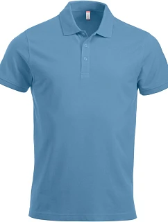 Clique Classic Lincoln S/S Pánske polo tričko z hrubej bavlny 67.8244 svetlo modré