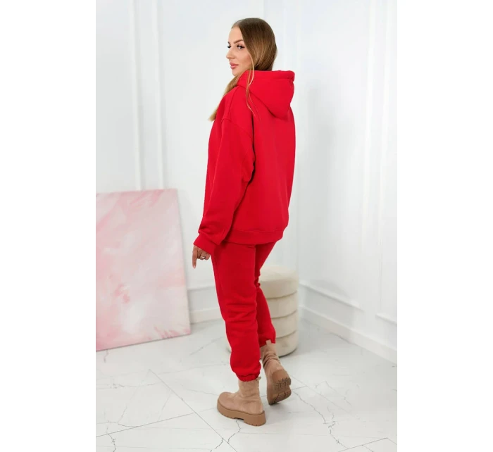 Izolovaná súprava s výšivkou Los Angeles červený Izolovaná súprava s výšivkou Los Angeles červený