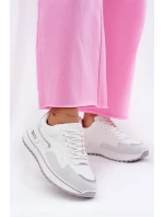 Sneakersy Damskie Big Star RR274A213 HI-POLY SYSTEM Białe Sneakersy Damskie Big Star RR274A213 HI-POLY SYSTEM Białe