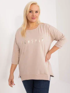 Bluzka RV BZ model 20080959 beżowy - FPrice