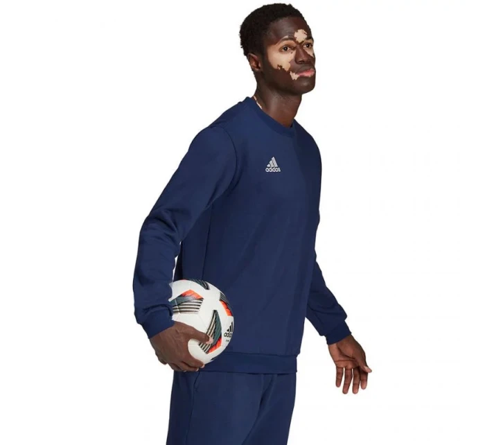Pánske teplákové tričko Entrada 22 H57480 Dark Blue - Adidas Pánske teplákové tričko Entrada 22 H57480 Dark Blue - Adidas