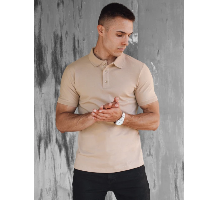 FashionStreet béžová pánska polokošeľa PX0600