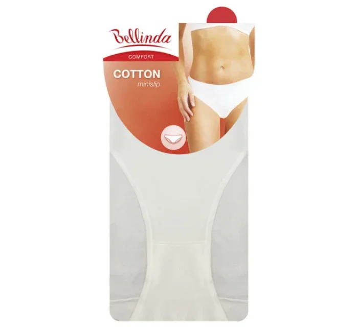 Dámske nohavičky COTTON MINISLIP - BELLINDA - biele