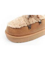 snow boots winter fashion  brown beige dámské model 21395269 - D.Franklin