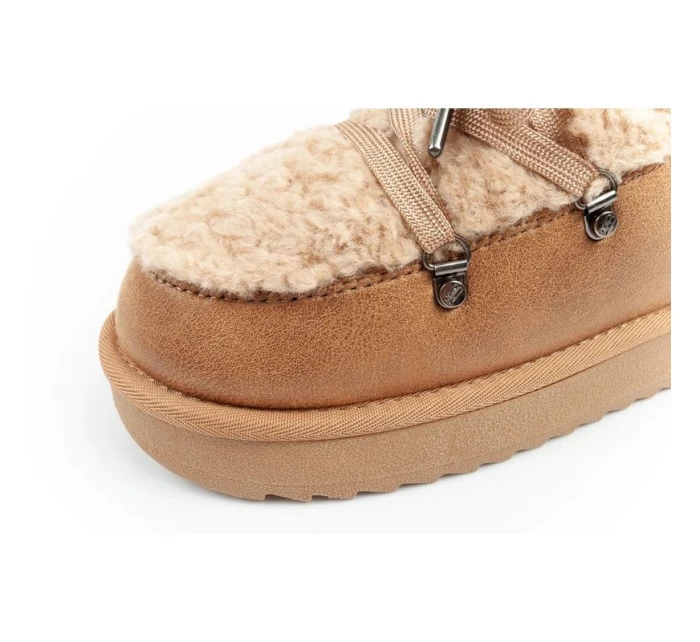 snow boots winter fashion  brown beige dámské model 21395269 - D.Franklin