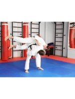 Cvičebná podložka s bezpečnostným certifikátom - Puzzle 1x1m - Tatami 2 cm