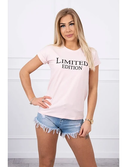 Limitovaná edice halenky pudrově model 18746462 - K-Fashion Limitovaná edice halenky pudrově model 18746462 - K-Fashion