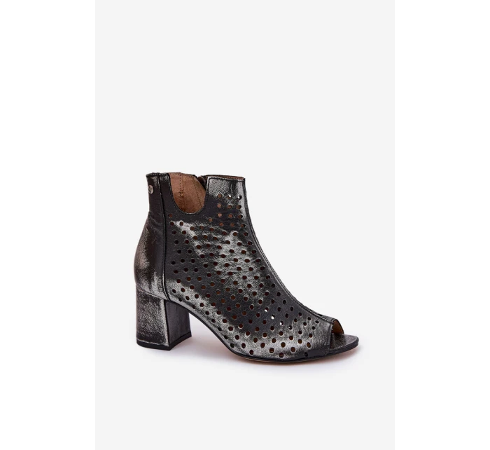 Kožené Botky  Černé model 21655170 - Maciejka