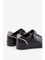 Dětské Tenisky Z Eko Kůže Na Suchý Zip Big Star model 21676393 Černé - Big Star Shoes Dětské Tenisky Z Eko Kůže Na Suchý Zip Big Star model 21676393 Černé - Big Star Shoes