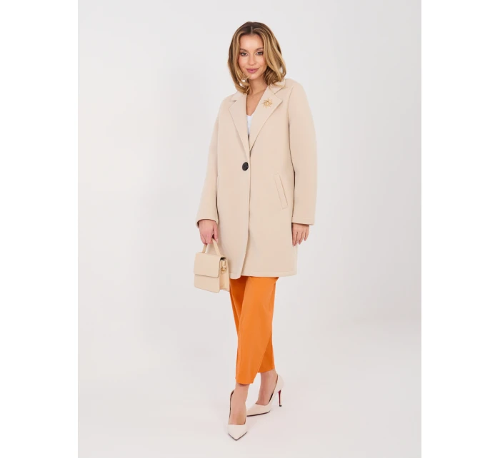 IT CZ FL8153 1.06 béžový kabát IT CZ FL8153 1.06 béžový kabát