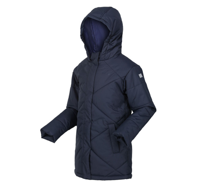 Dievčenský kabát Avriella RKN146-540 tmavo modrá - Regatta