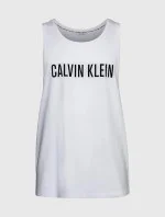 Pánske plážové tielko KM0KM00837 YCD biela - Calvin Klein