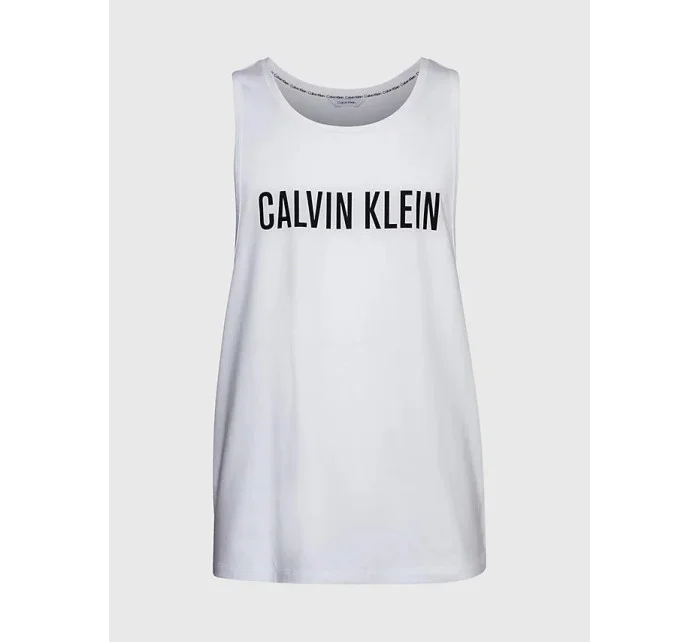 Pánske plážové tielko KM0KM00837 YCD biela - Calvin Klein