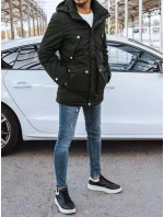 Pánská zimní bunda zelená Dstreet model 21966646 - FashionStreet