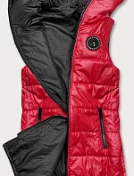 Vesta s geometrickým spodkom červená (B0122-4)