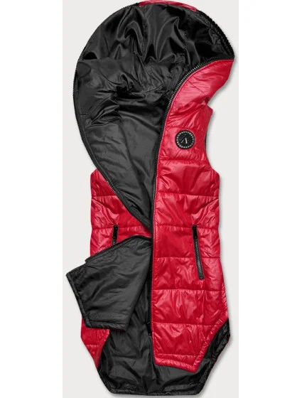 Červená vesta s geometrickou spodnou časťou (B0122-4) Červená vesta s geometrickou spodnou časťou (B0122-4)