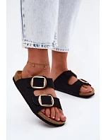 Dámské pantofle na korkové podrážce s  Černé model 22122995 - Lee Cooper