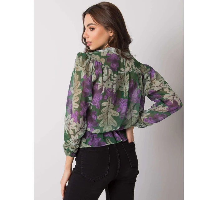 Blúzka LC BZ 22K 2048.22P tmavo zelená