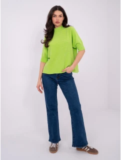 Jumper MI SW 0512.77 limetkovo zelený