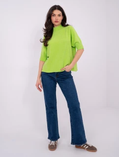 Jumper MI SW 0512.77 limetkovo zelený