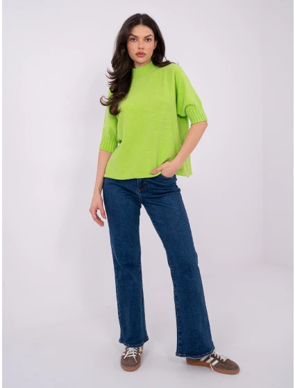 Jumper MI SW 0512.77 limetkovo zelený