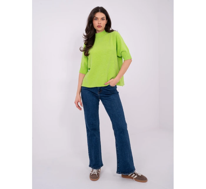 Jumper MI SW 0512.77 limetkovo zelený