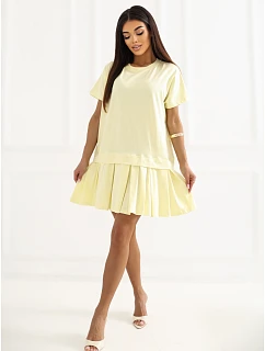 RV SK šaty A1229.10P svetložltá