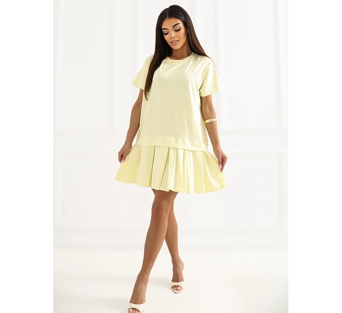 RV SK šaty A1229.10P svetložltá