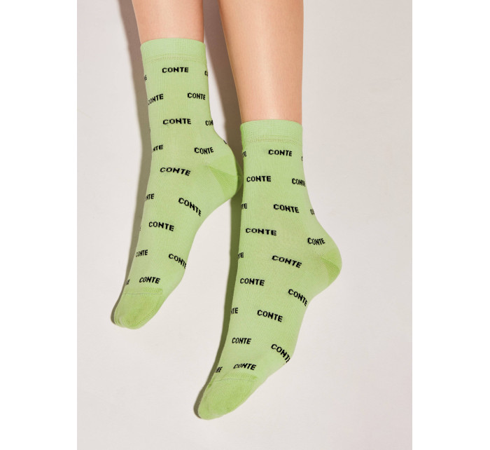 CONTE Ponožky 528 Lettuce Green