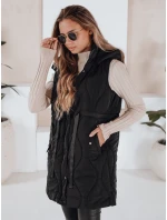 Dámska prešívaná vesta WELIA black FashionStreet TY3294
