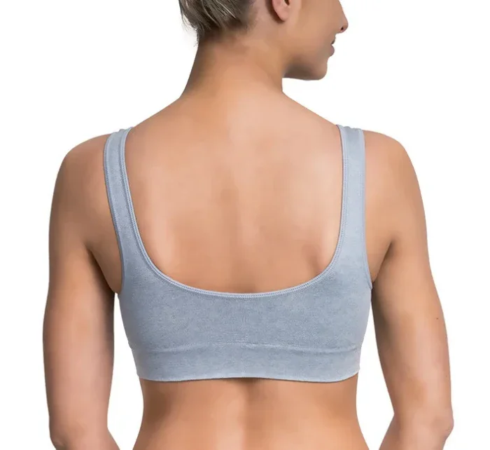Dámska podprsenka bez kostíc športového typu EASY BRA - Bellinda - šedá