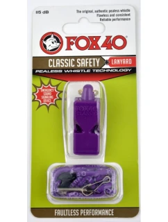 Píšťalka FOX Classic + šnúra 9903-0808 fialová