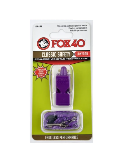 Píšťalka Classic model 20789903 fialová - Fox