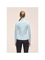Dámske tričko CASALL Serene Half Zip Long Sleeve, modrá farba