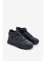 Sneakersy Męskie Ocieplane Big Star OO174587 HI-POLLY SYSTEM Czarne Sneakersy Męskie Ocieplane Big Star OO174587 HI-POLLY SYSTEM Czarne