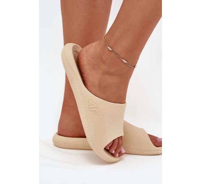 Dámské Pantofle Béžové model 21702223 - 4F