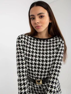 Dámske šaty TW SK BL 1007 .32P čiernobielo - FPrice