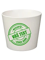 Biely keramický kvetináč – najlepší xx SINCE xx – veľký Biely keramický kvetináč – najlepší xx SINCE xx – veľký