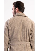 Pánský župan se šálovým límcem model 21820325 Béžová - Vienetta