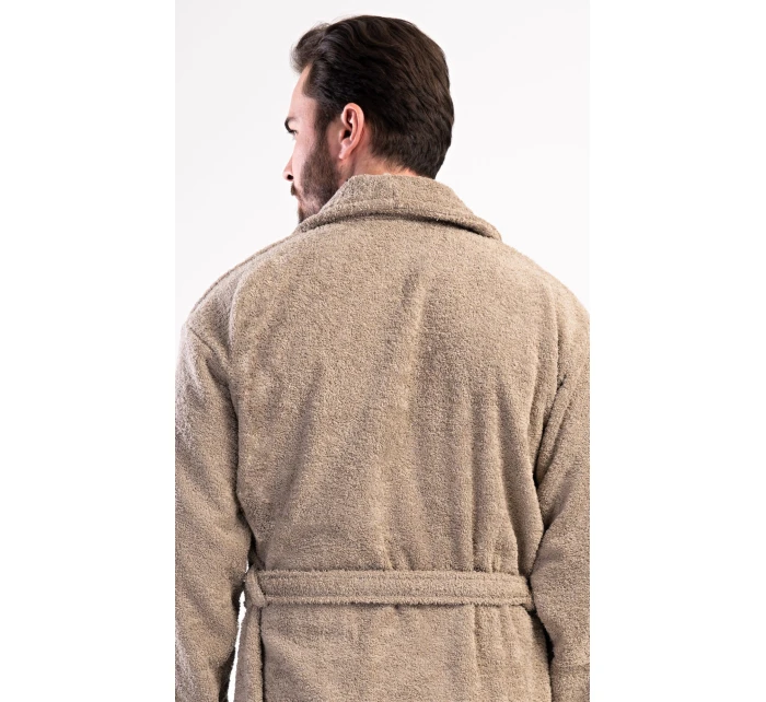 Pánský župan se šálovým límcem model 21820325 Béžová - Vienetta